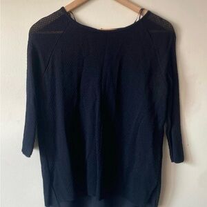 Zara Black Knit Top